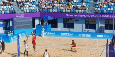 中国队沙滩排球亚运“首胜”诞生！海外看杭州2023亚运会直播